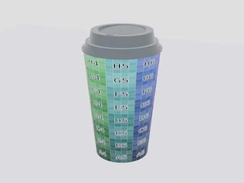 奶茶 / 咖啡杯模型预览
